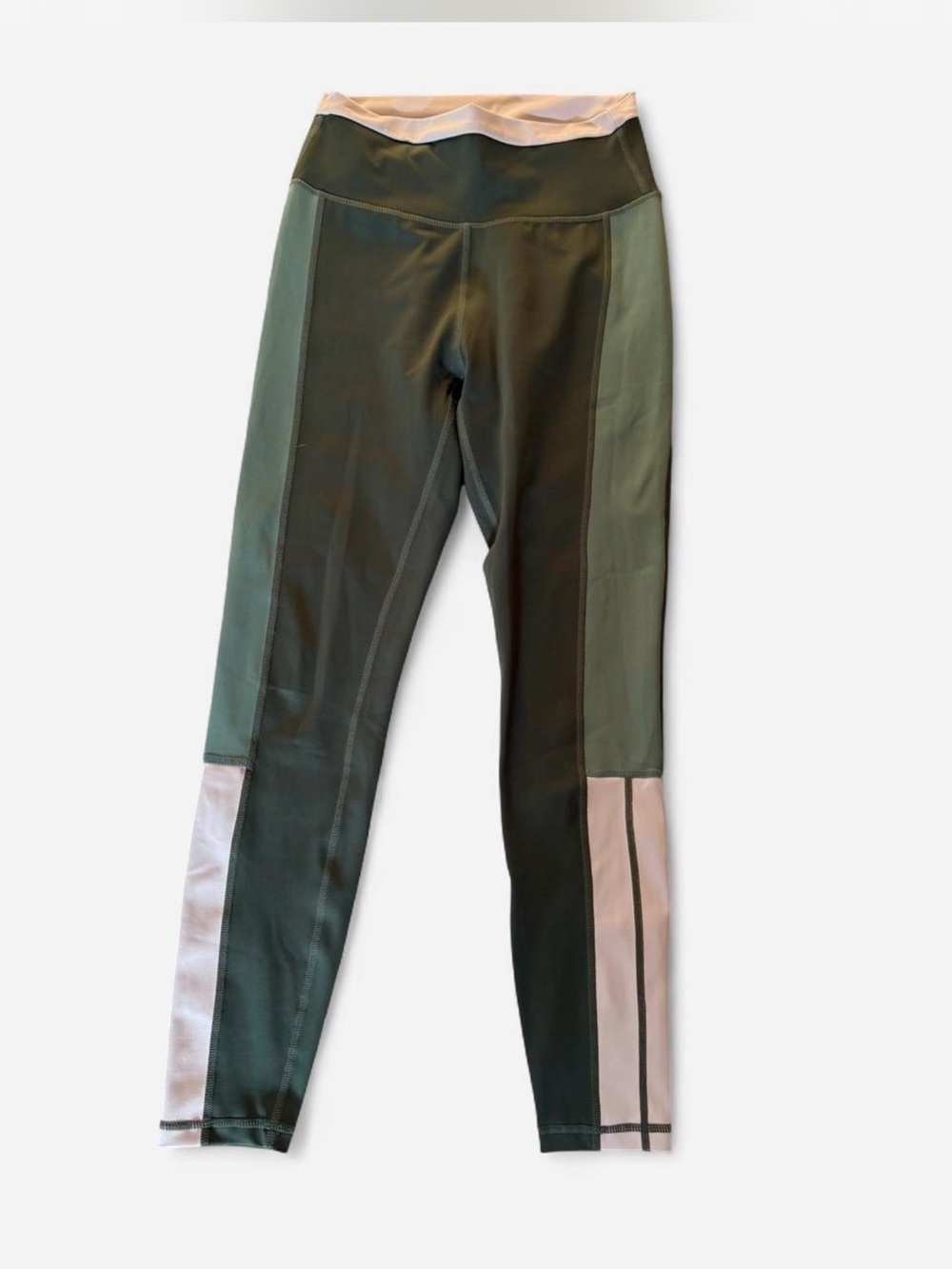 AS Revival green and beige leggings